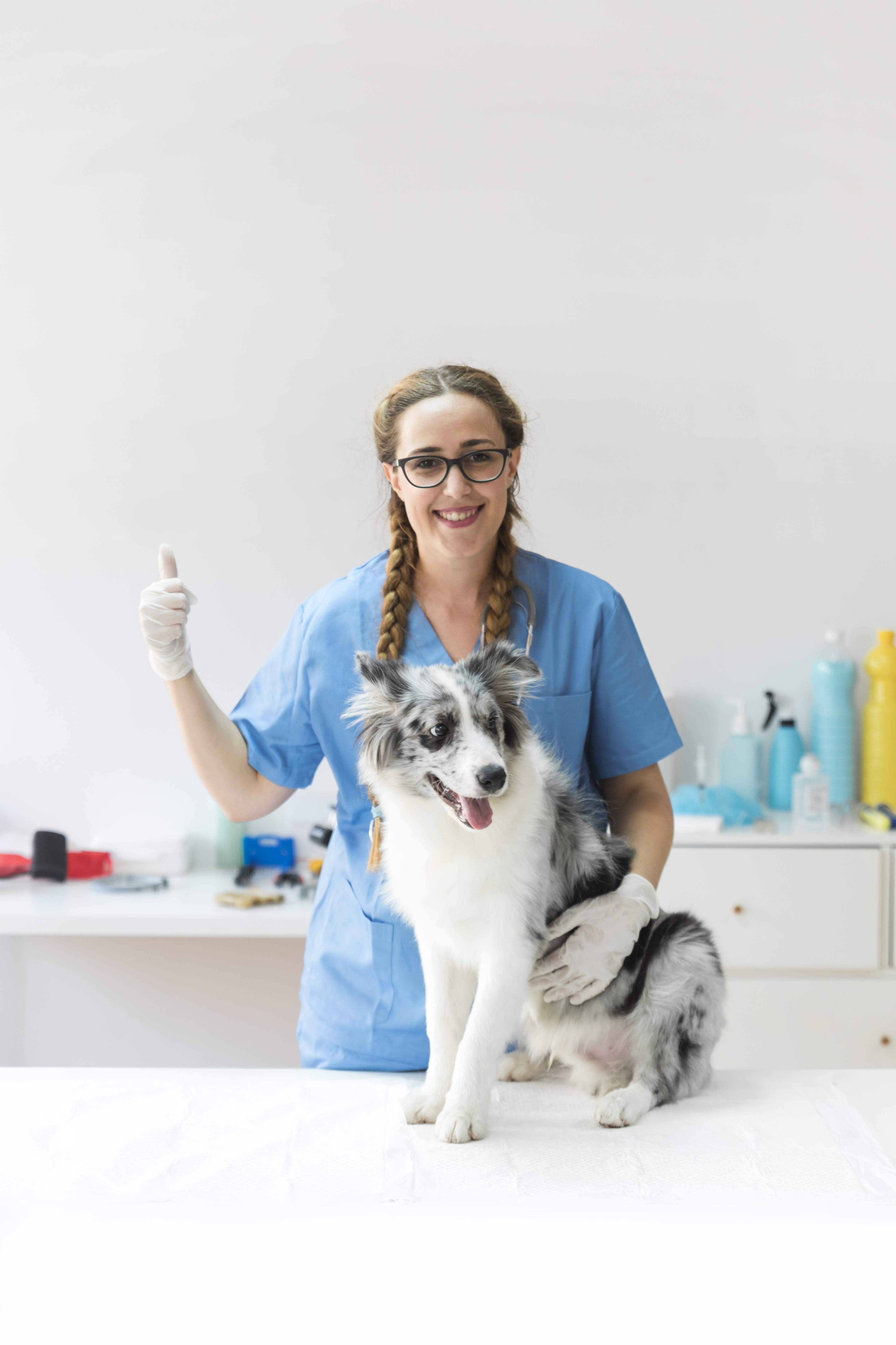 Dr. Sandrine Collinet avec un patient